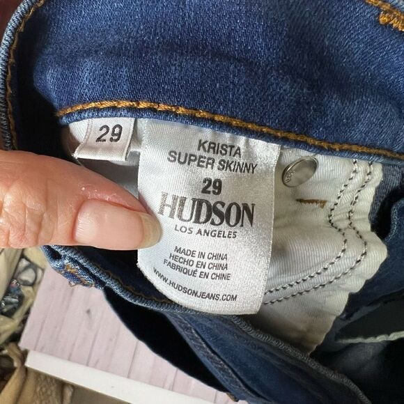 Hudson Krista Super Skinny Jeans Sz 29 - Picture 8 of 9